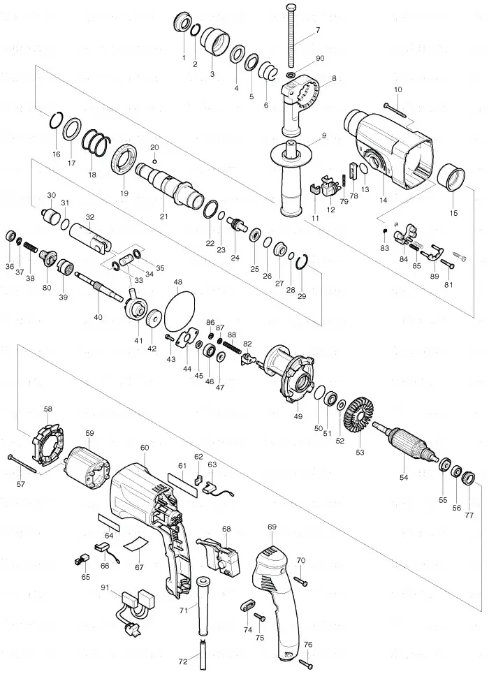 Схема HR2450F слайд 1