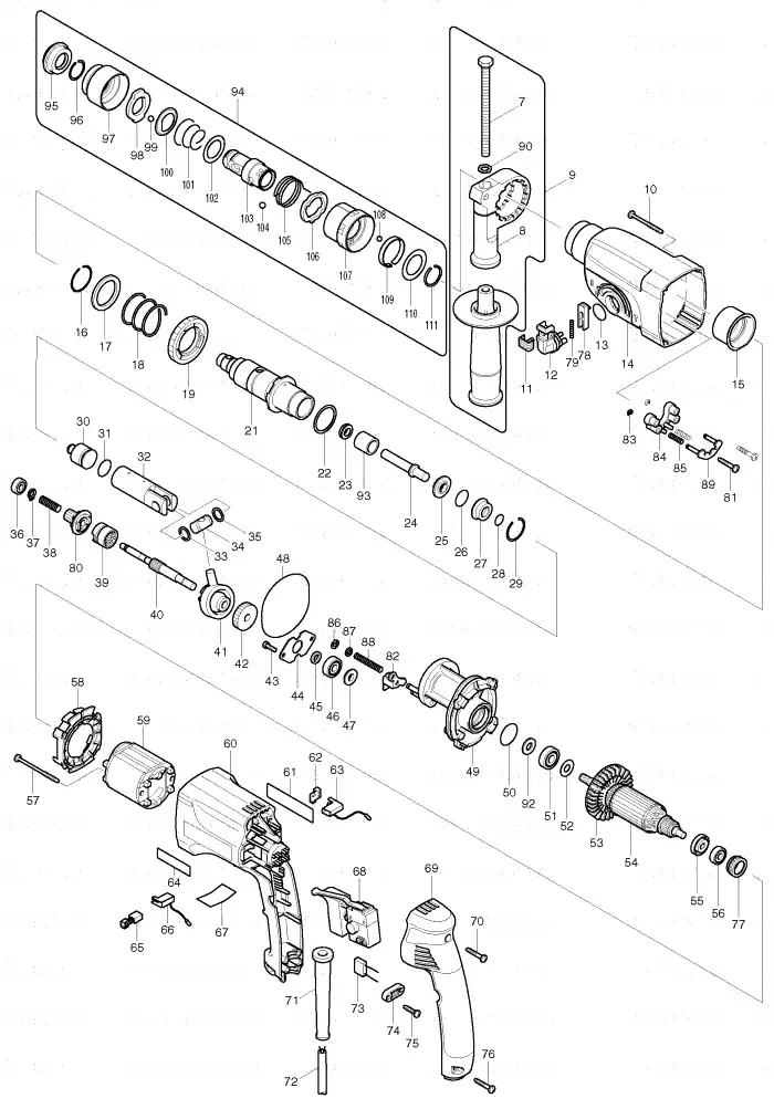 Схема HR2450T слайд 1